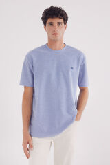 Springfield Playera piqué oxford azul tinta