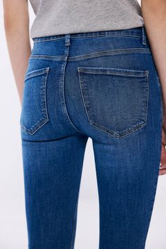 Springfield Jeans slim cropped azul