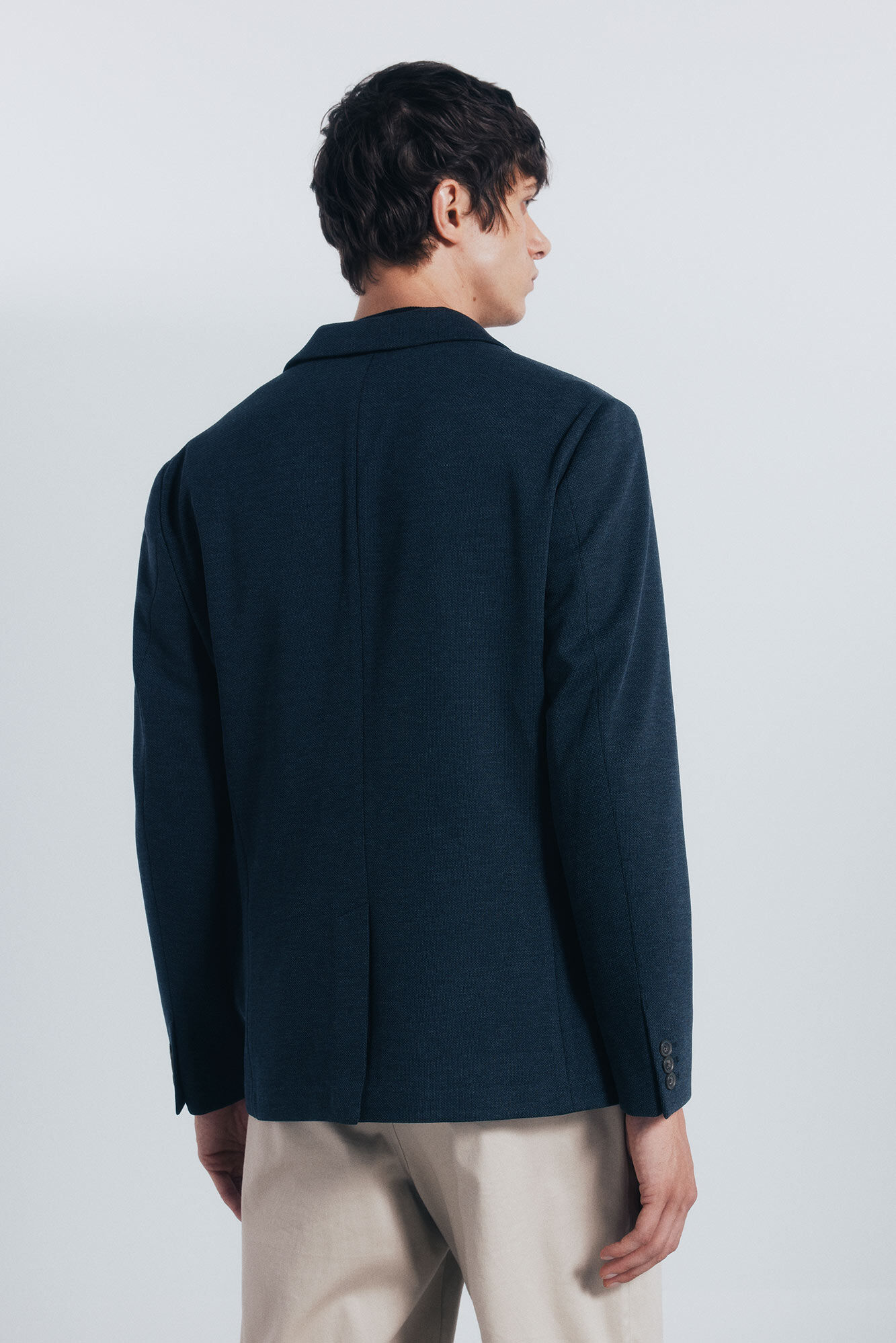 Springfield Blazer tweed azul