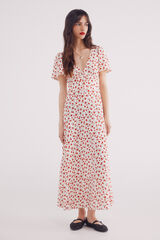 Springfield Vestido midi estampado florecitas estampado
