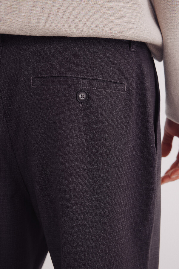 Springfield Pantalón chino jogger estructura estampado