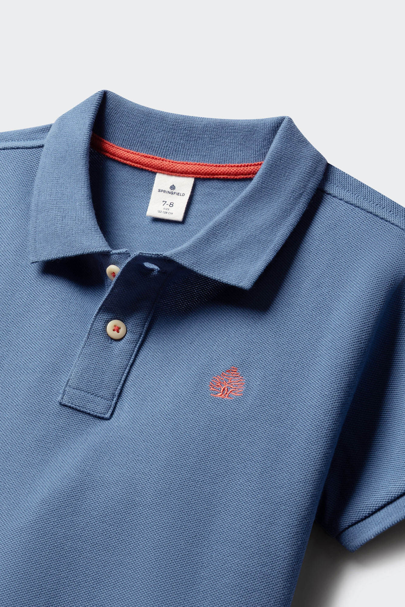 Springfield Kids Polo b&aacute;sico para ni&ntilde;o azul