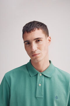 Springfield Polo piqué básico regular fit verde
