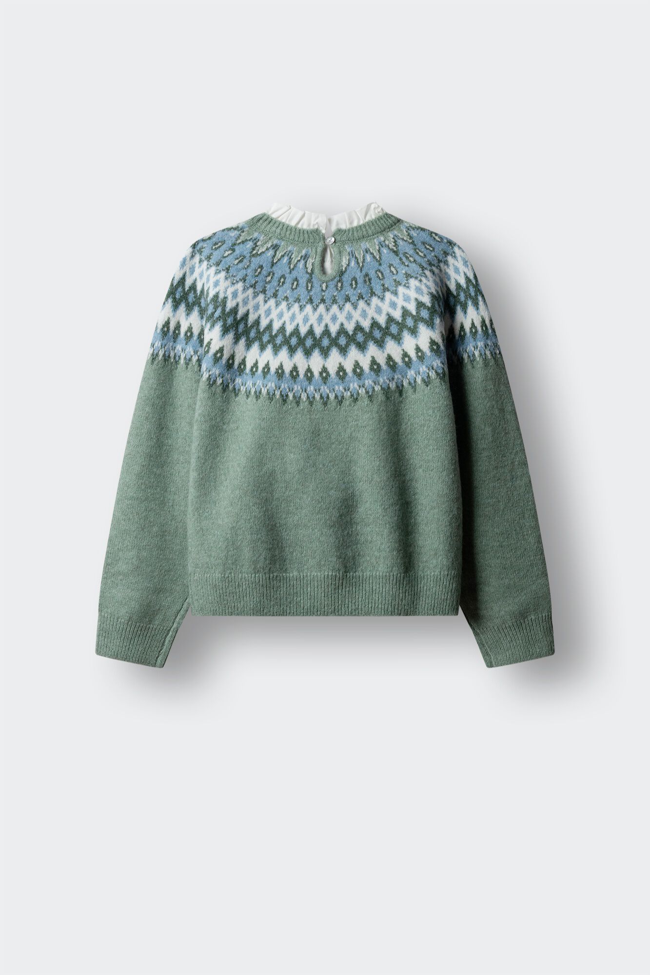 Springfield Kids Su&eacute;ter jacquard greca ni&ntilde;a