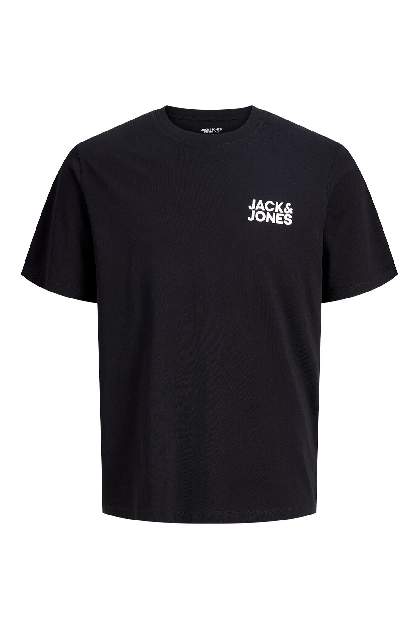 Jack & Jones Playera slim de manga corta negro