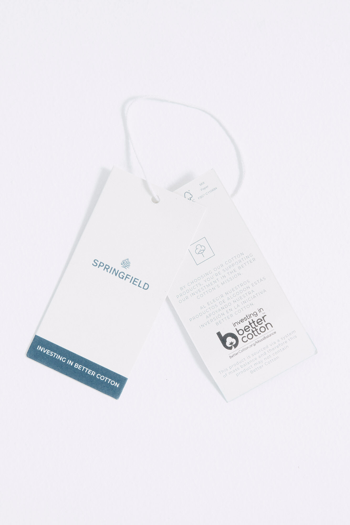 Springfield Camisa Oxford ligera verde