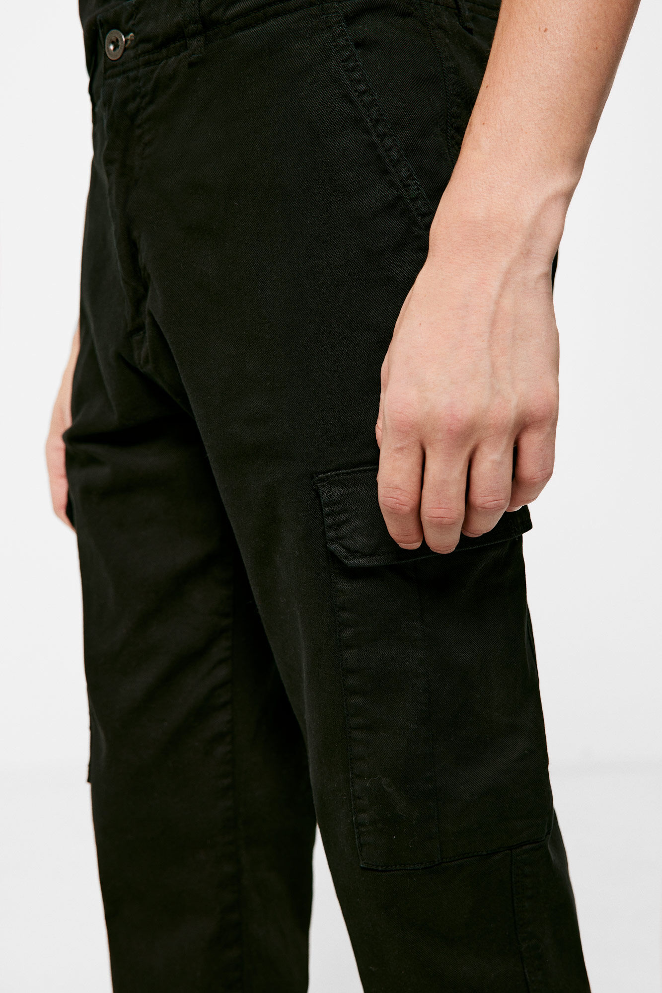 Springfield Pantal&oacute;n cargo negro