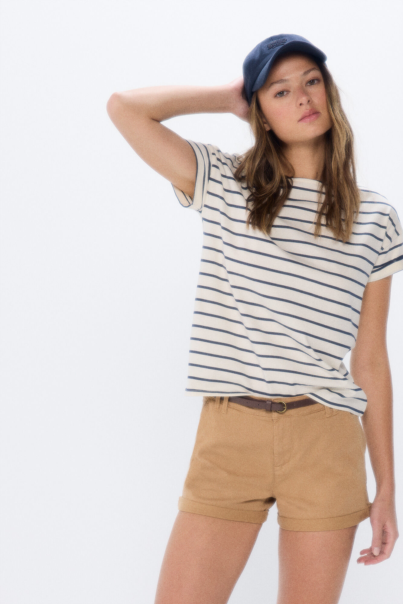 Springfield Shorts chino algod&oacute;n caf&eacute;