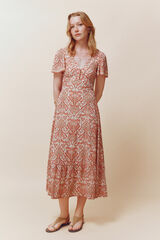 Springfield Vestido Mykonos marfil