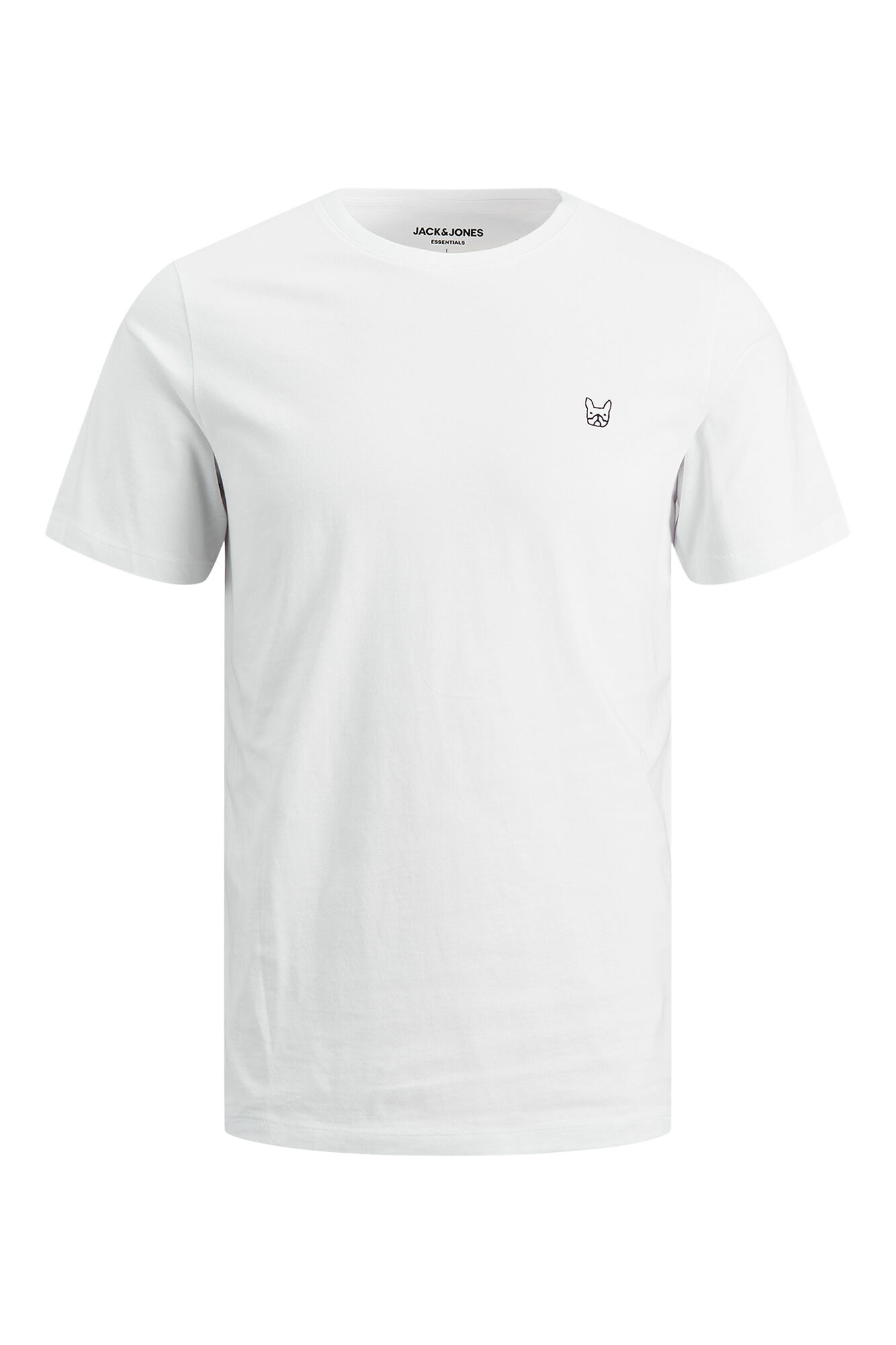 Jack & Jones Playera slim fit de algod&oacute;n con logo icono natural