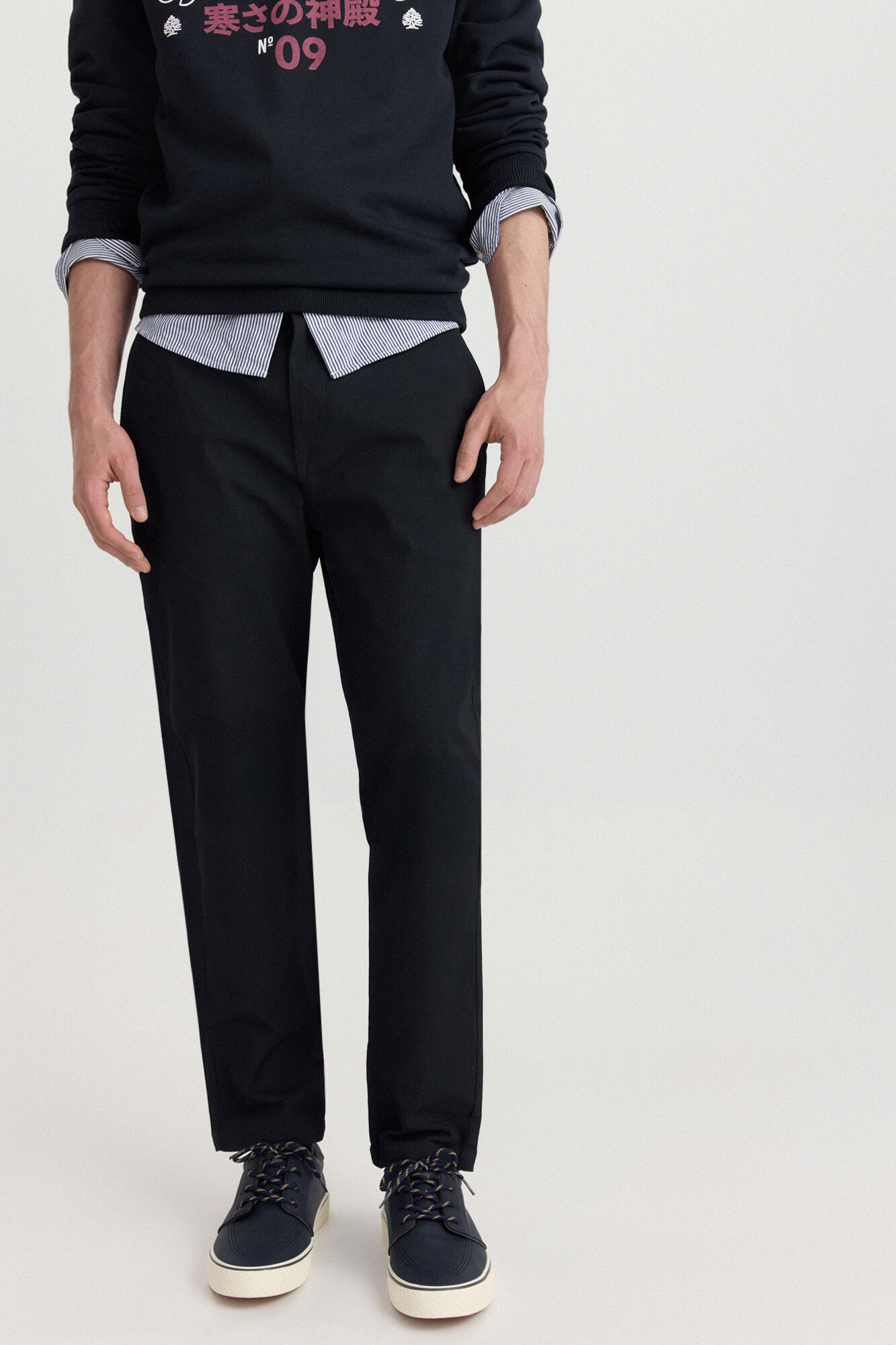 Springfield Pantal&oacute;n chino microestampado slim fit