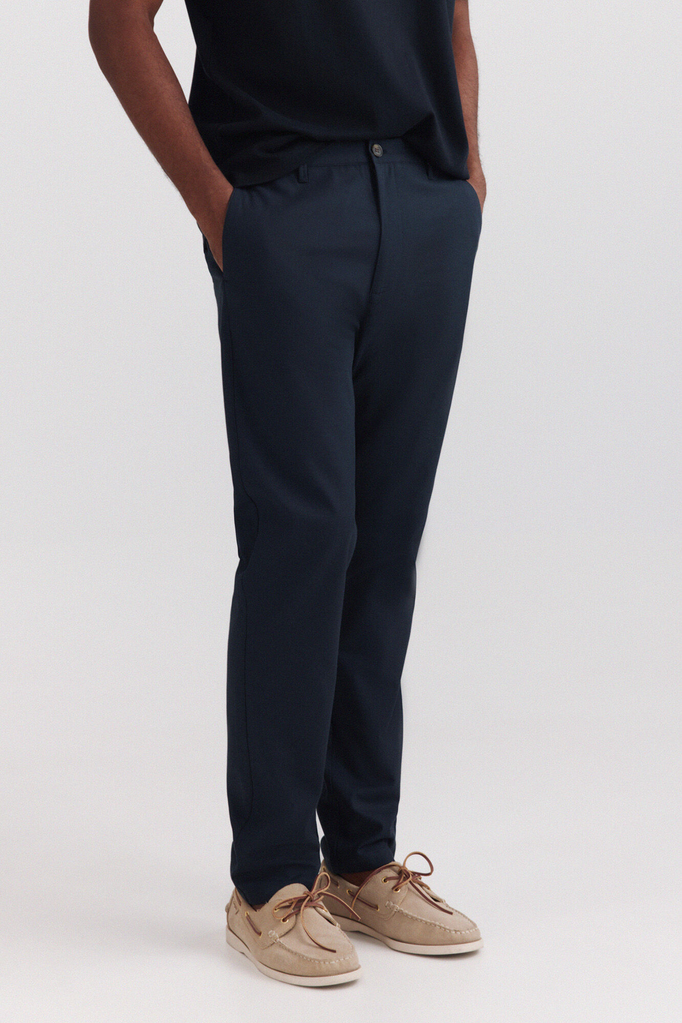 Springfield Pantal&oacute;n chino de estructura bicolor comfort fit