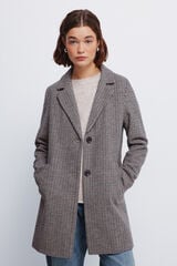 Springfield Chamarra chamarra con cuello de solapa azulado