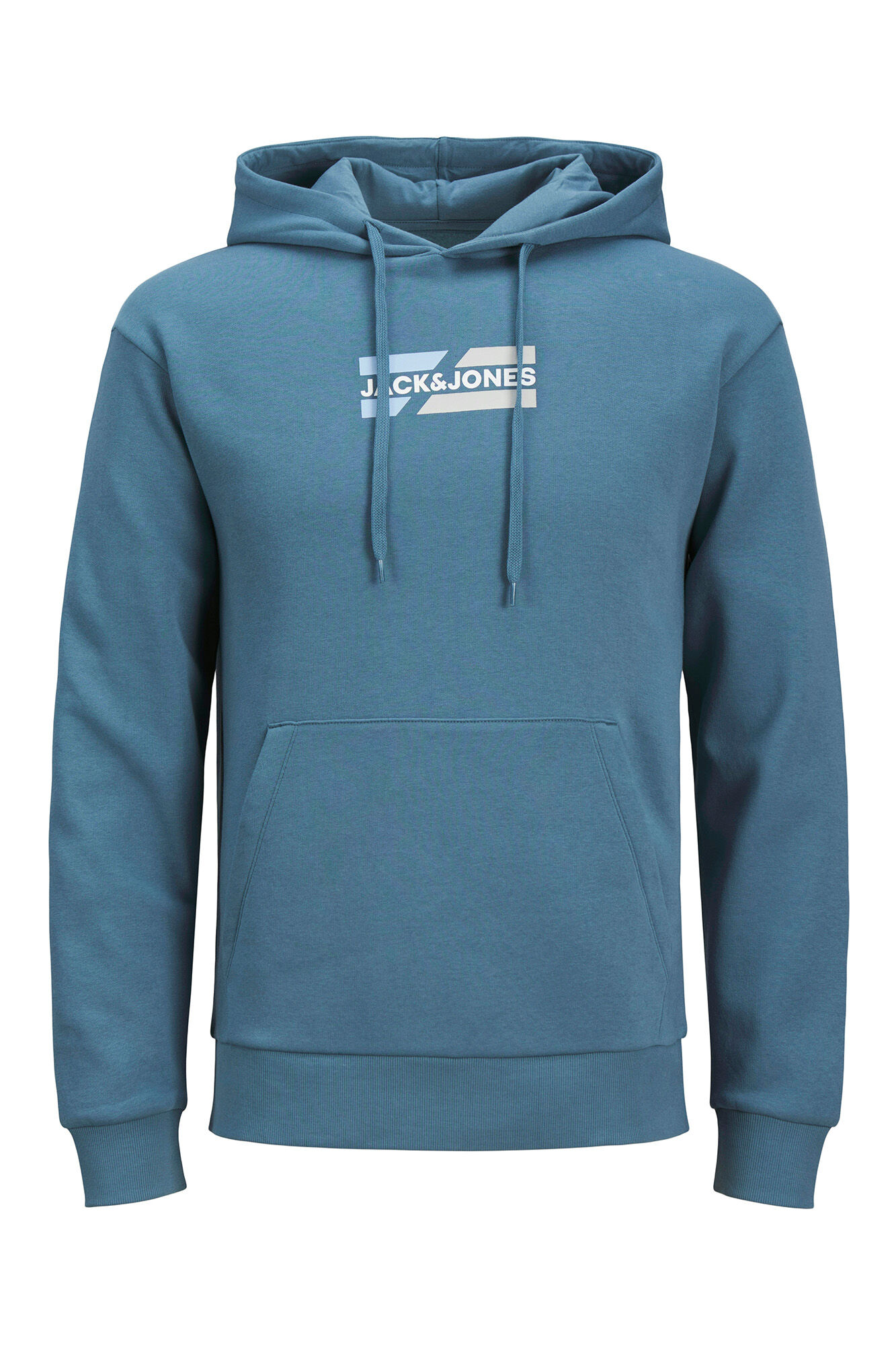 Jack & Jones Sudadera con logo frontal turquesa