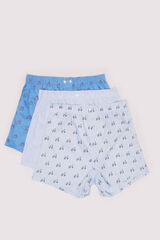 Springfield Pack 3 boxers Italia azul