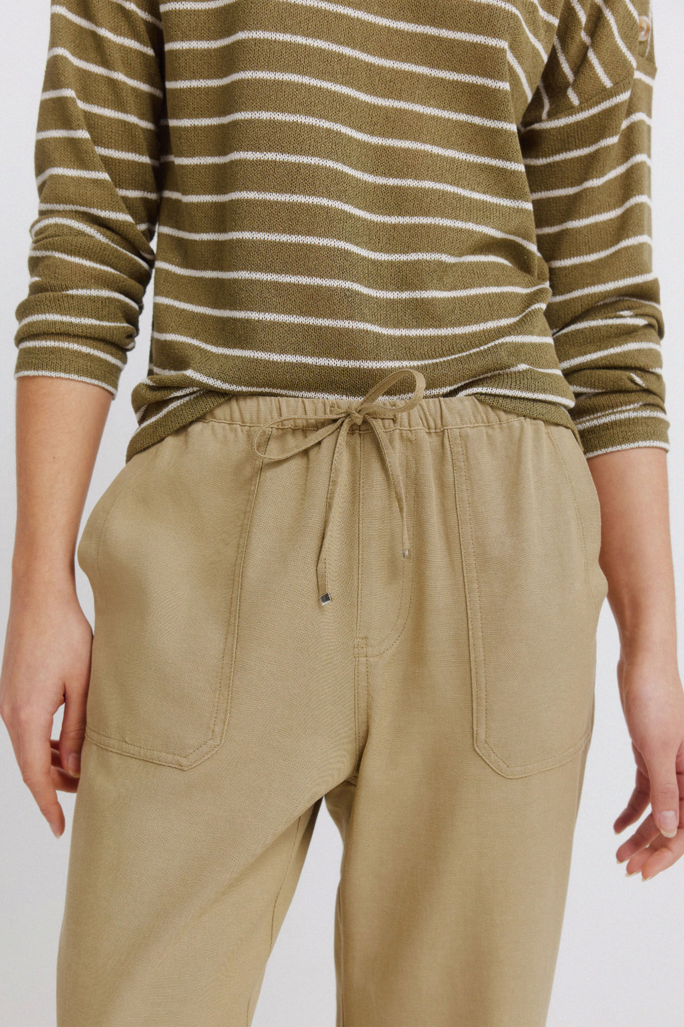 Springfield Pantalones jogger kaki