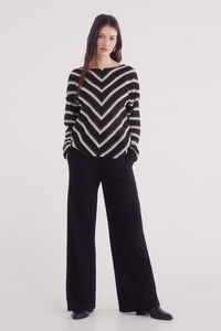 Springfield Pantalón jogger estructura negro