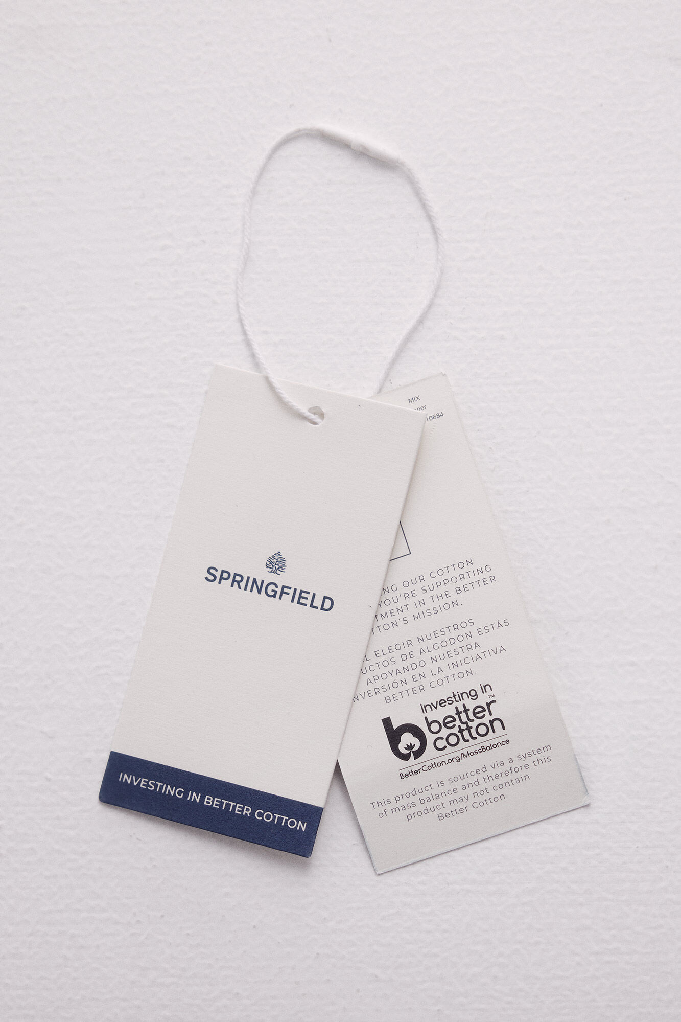 Springfield Top estructura rombos flores turquesa