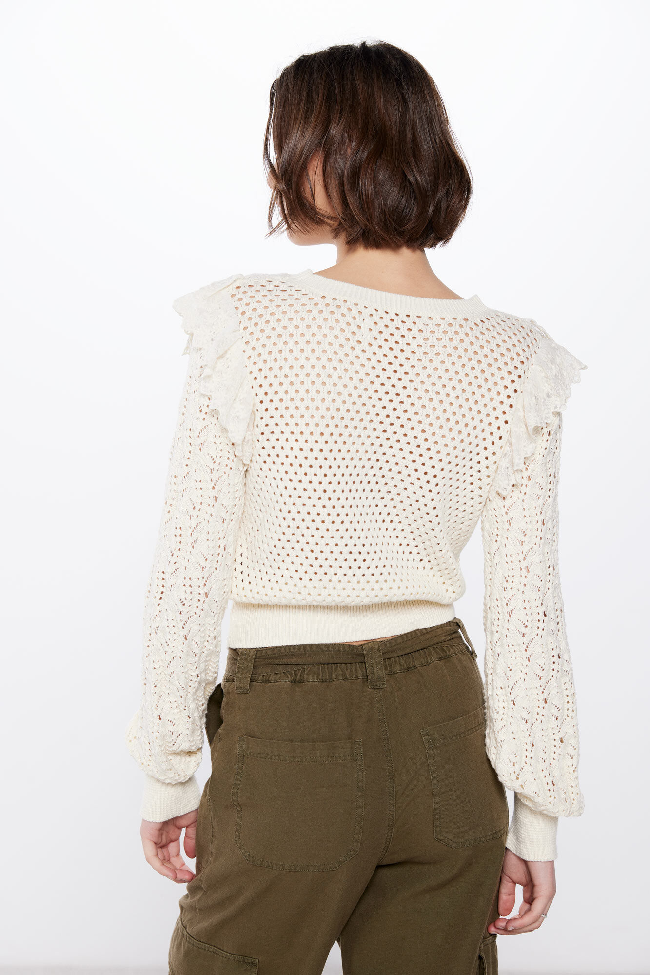 High Spirits Su&eacute;ter Lyrical blanco