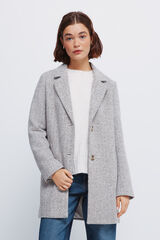 Springfield Chamarra con cuello de solapa gris