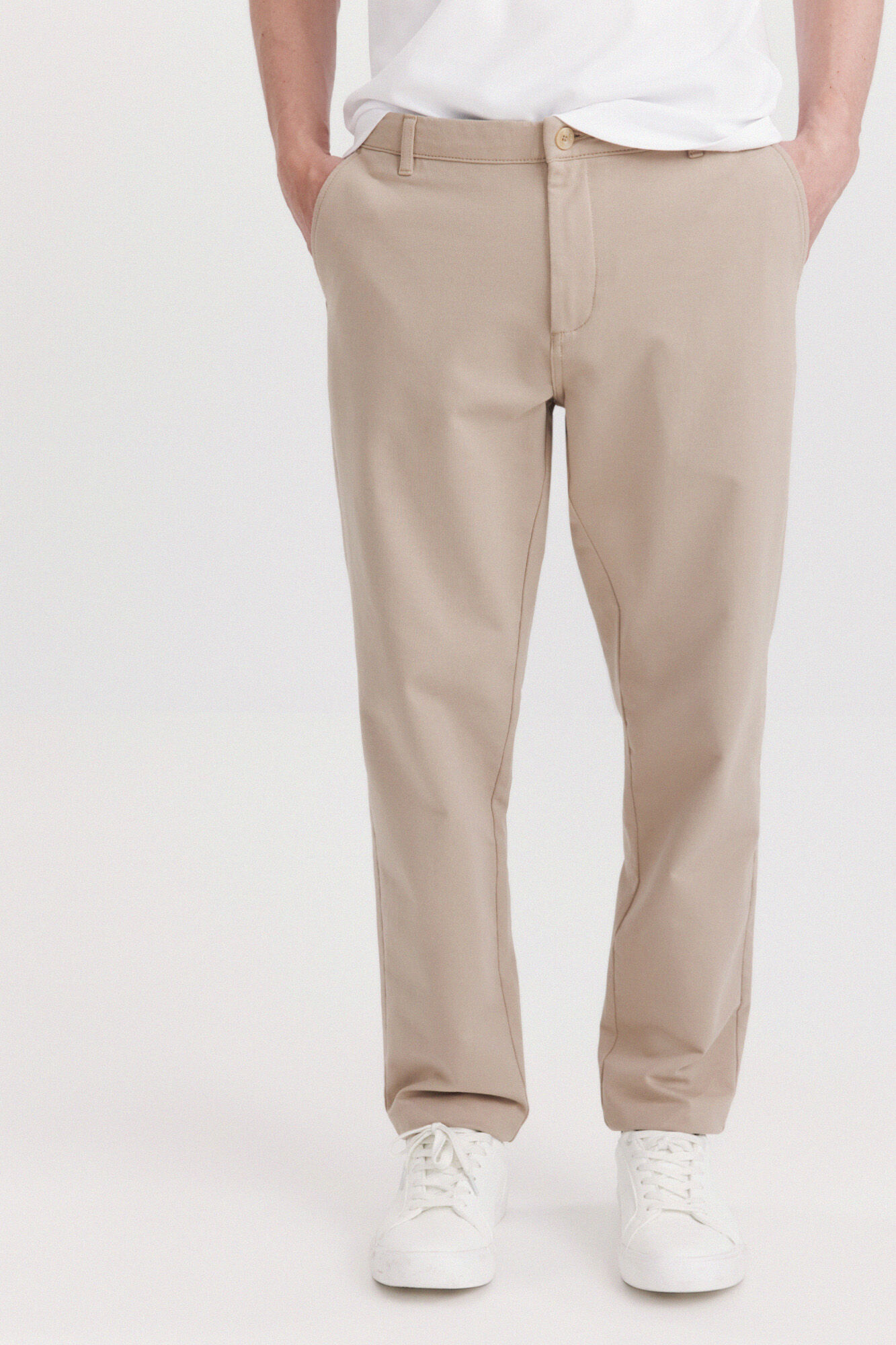 Springfield Pantal&oacute;n chino de tejido c&oacute;modo