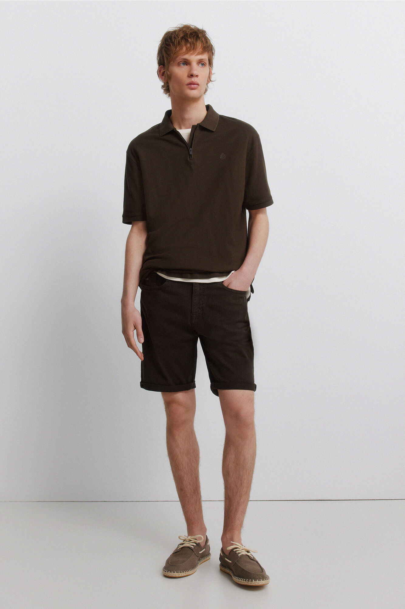 Springfield Bermudas de 5 bolsillos lavadas slim fit