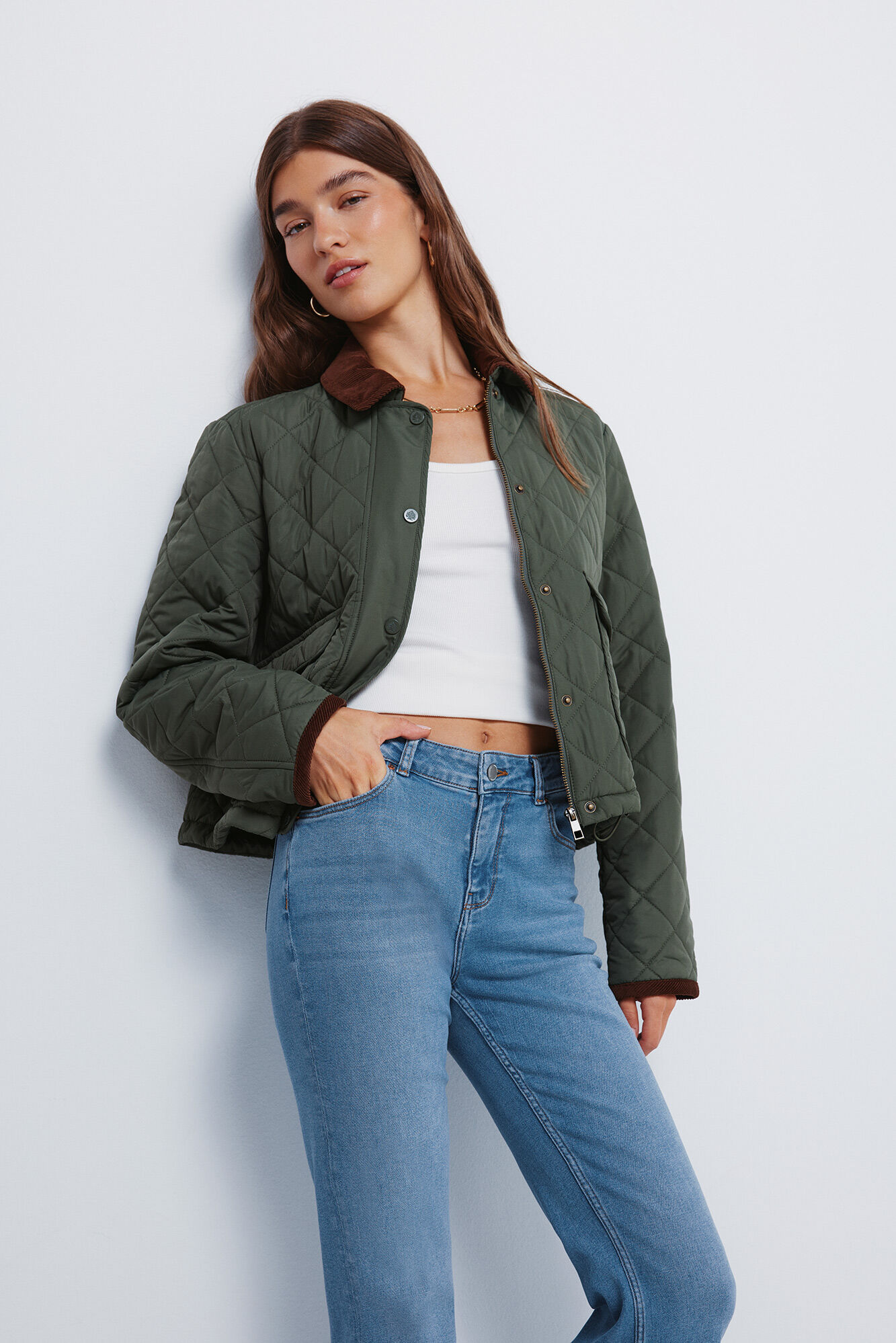 Springfield Jeans flare azul tinta