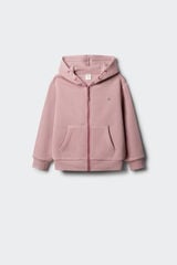 Springfield Sudadera cremallera niña rosa