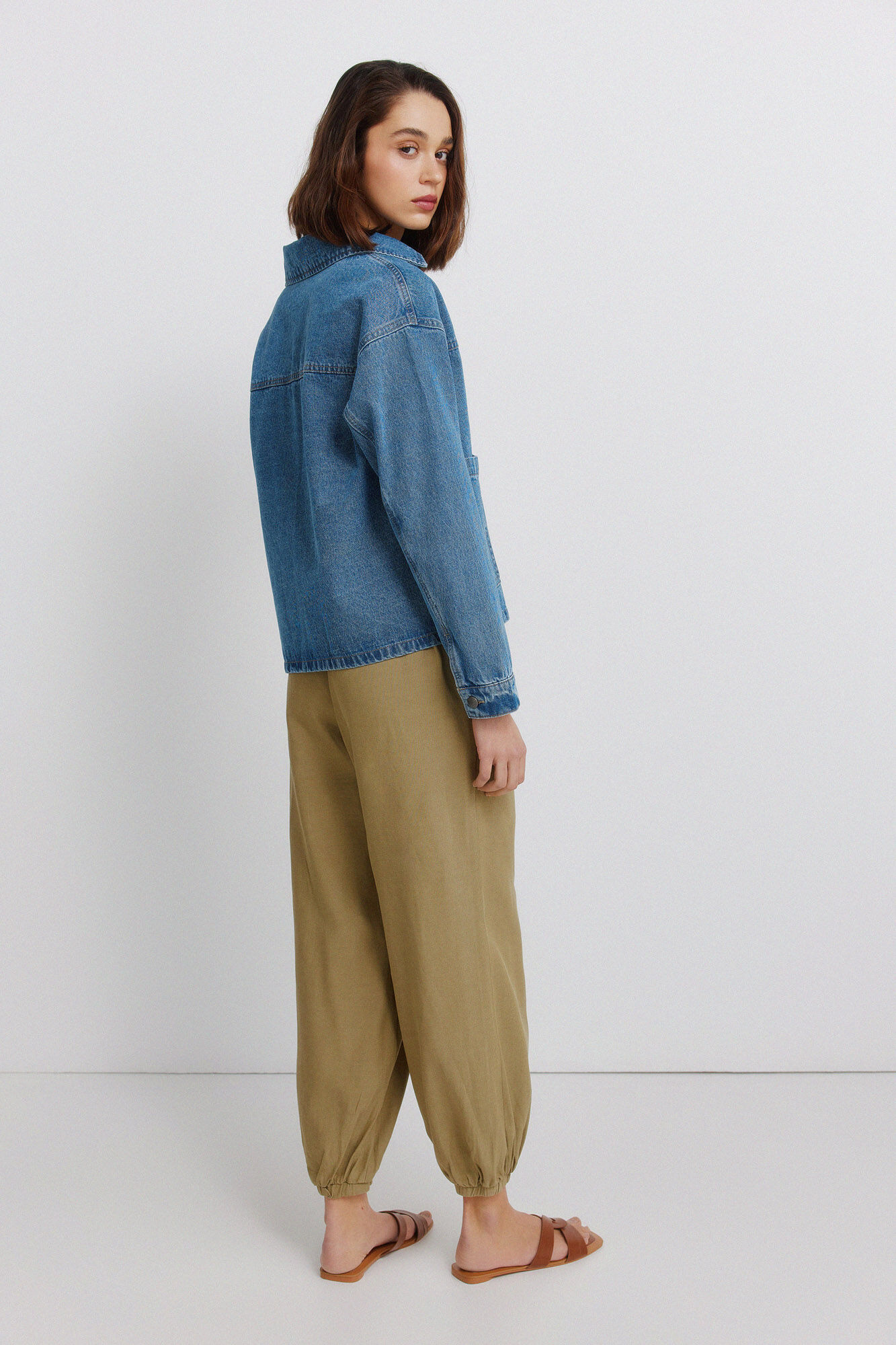 Springfield Pantalones jogger kaki