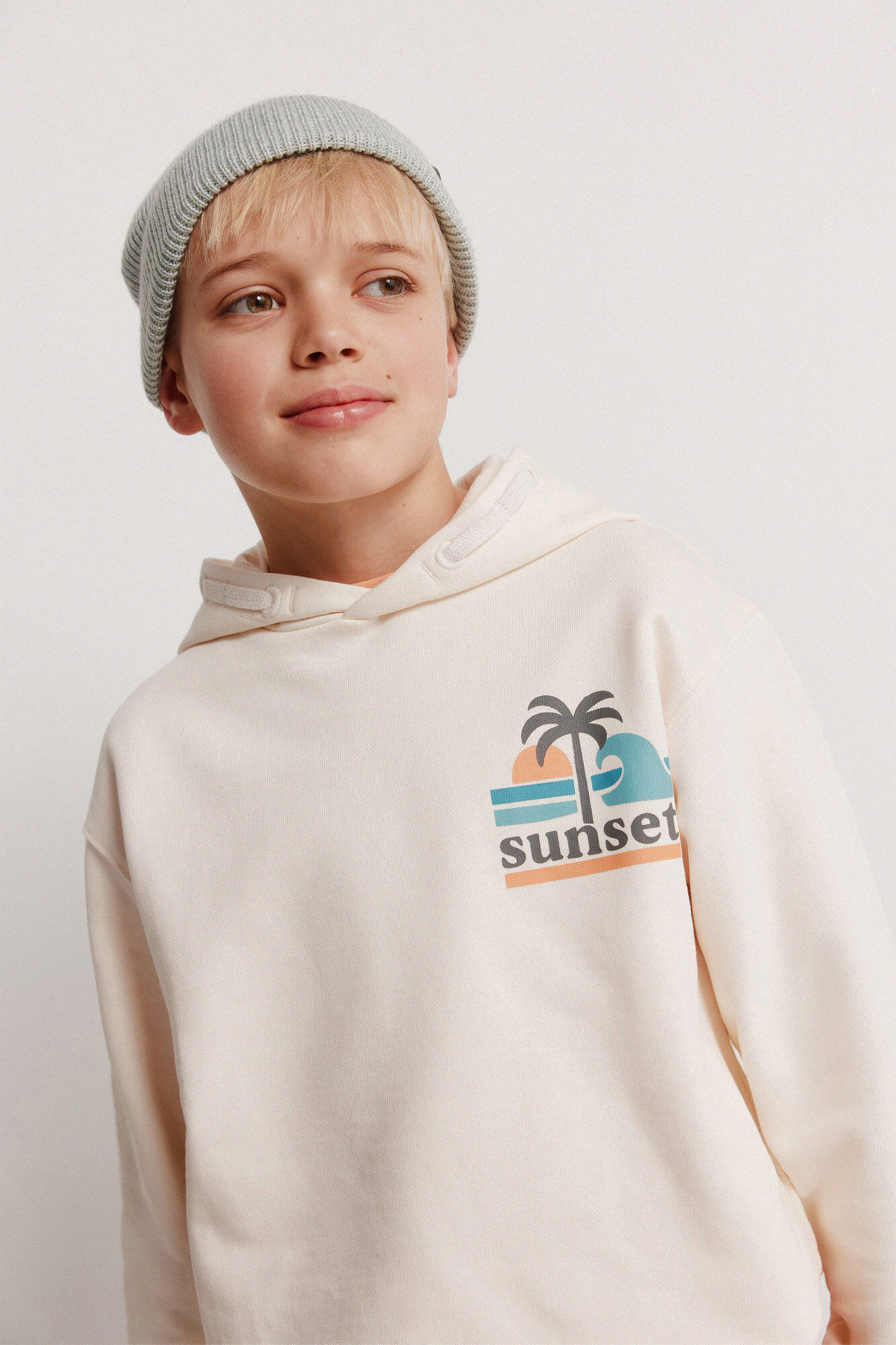 Springfield Kids Sudadera sunset ni&ntilde;o blanco
