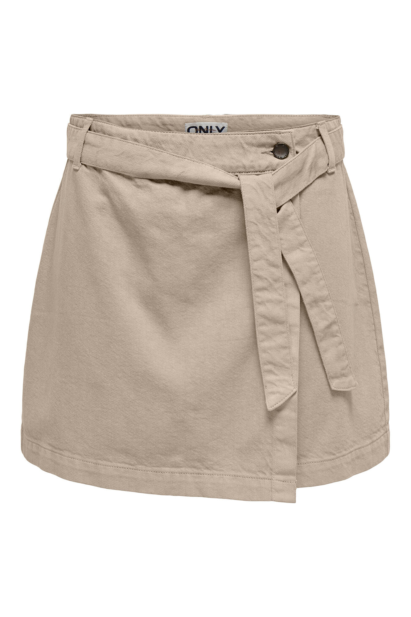 Only Falda corta wrap gris