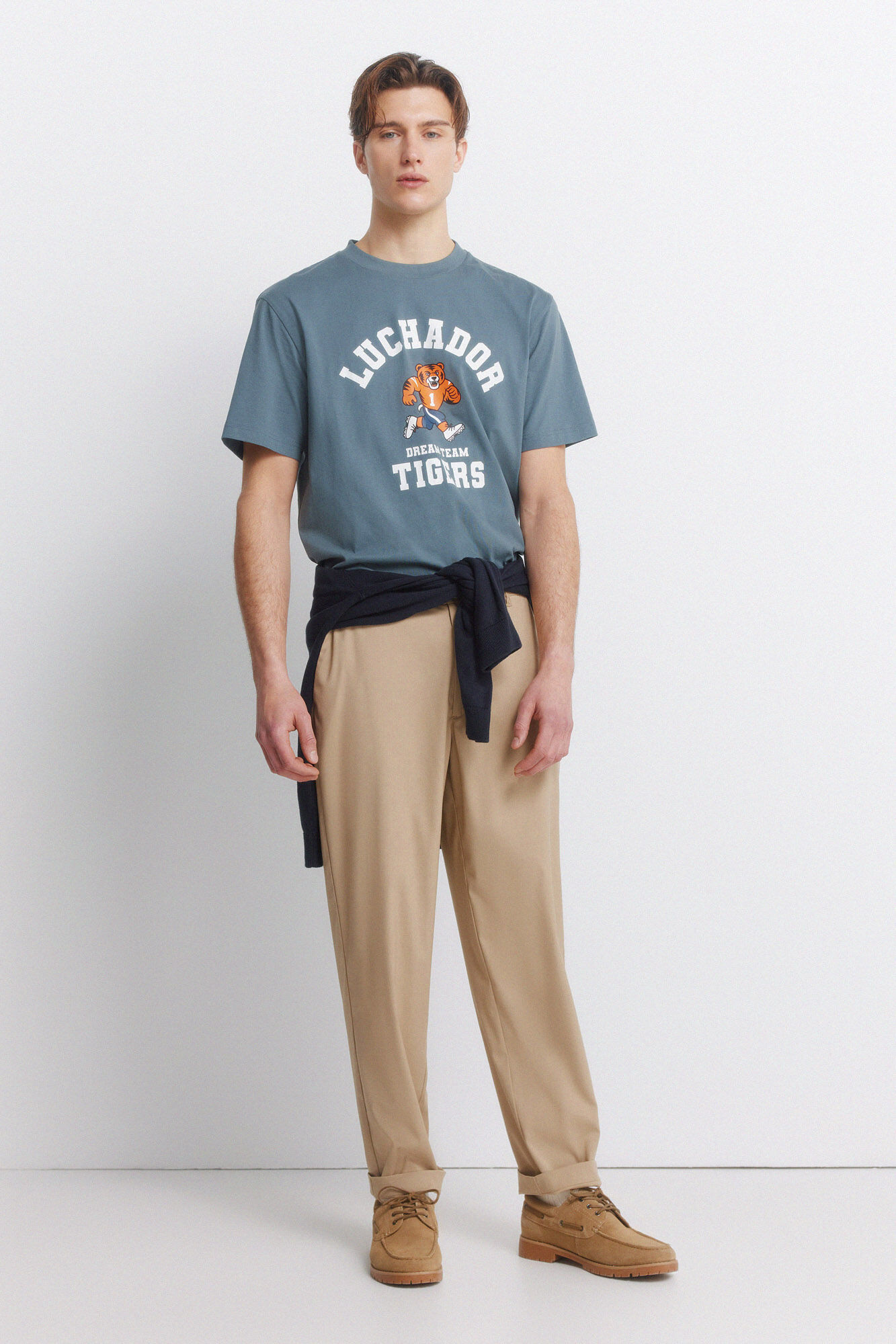 Springfield Playera de tirantes azul