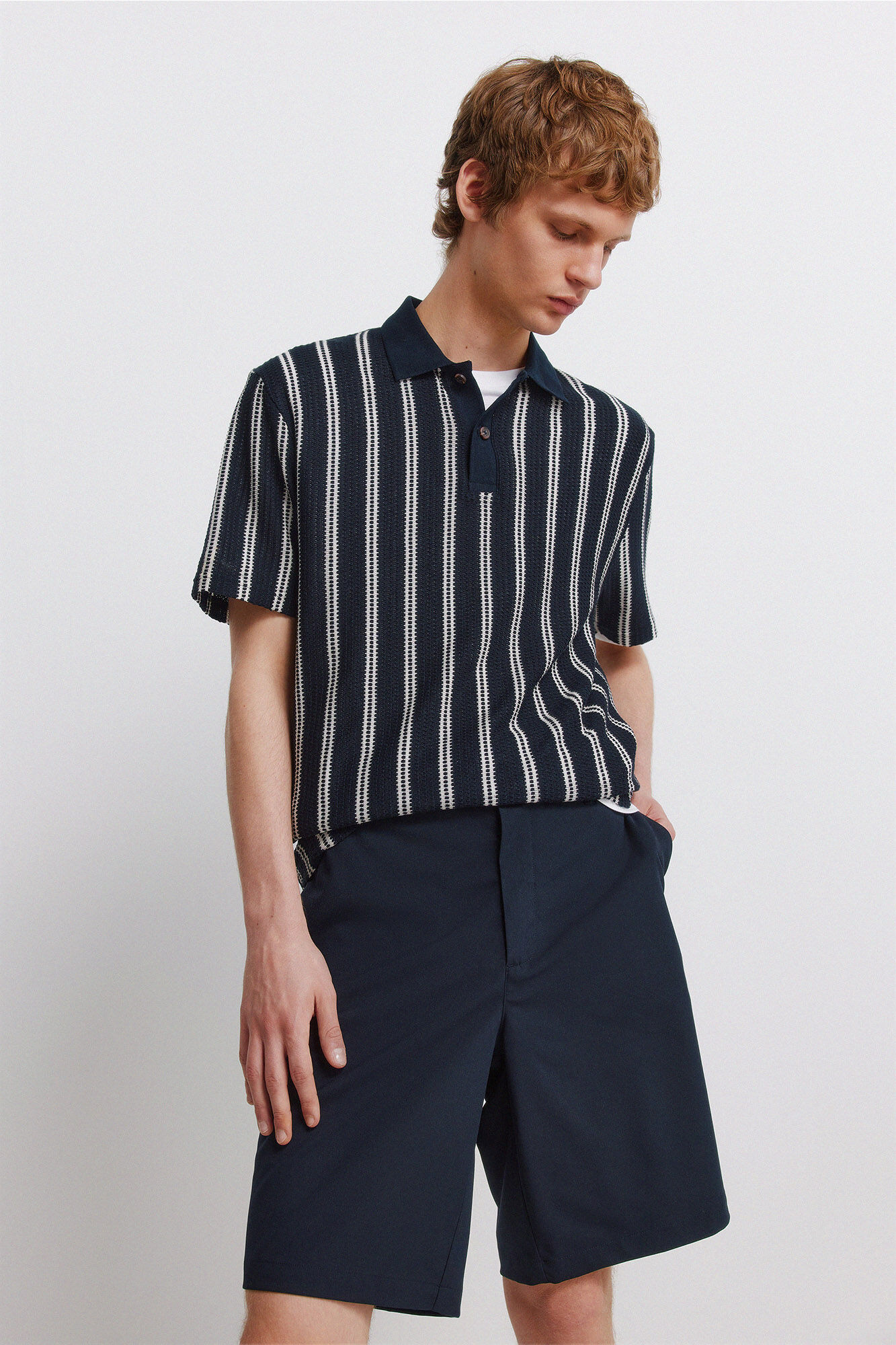 Springfield Bermuda amplia wide & relaxed fit azul