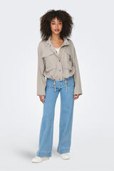 Springfield Chaqueta cargo crop  café