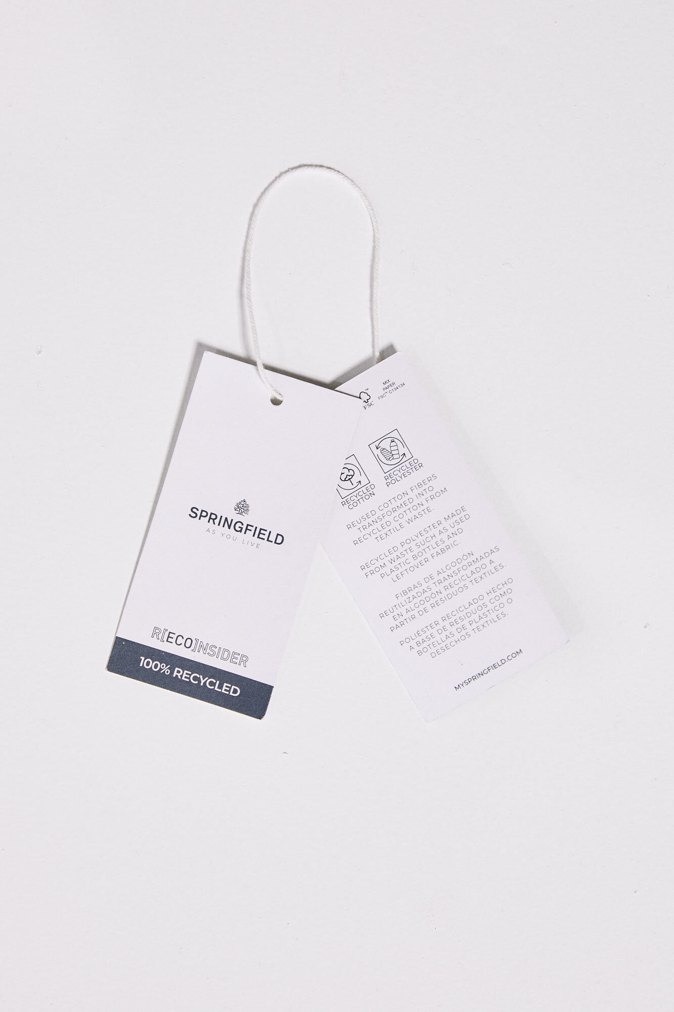 Springfield Camisa rayas marino