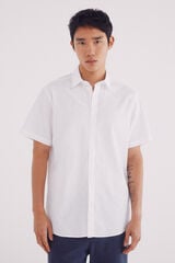Springfield Camisa manga corta lino natural