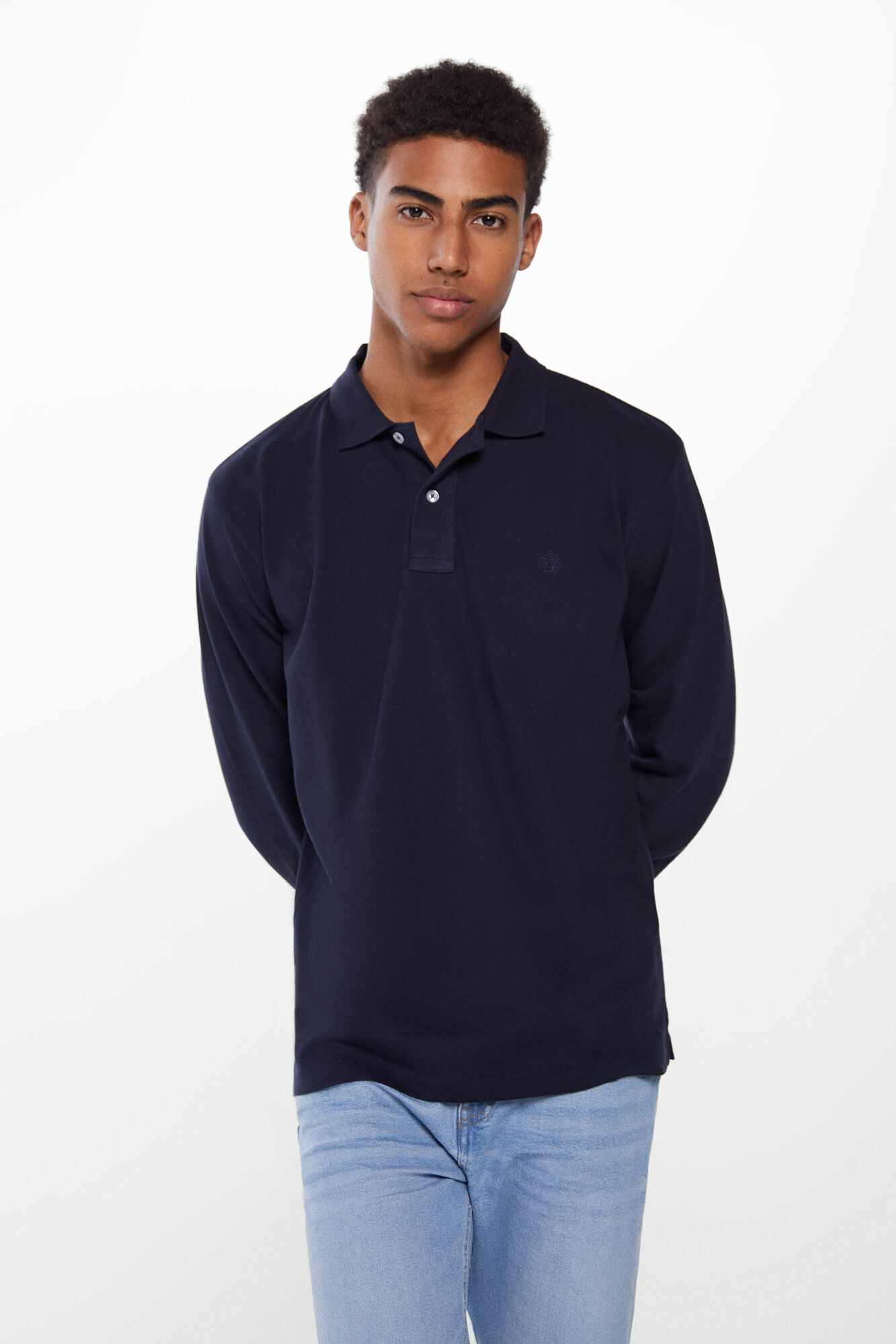 Springfield polos manga clearance larga
