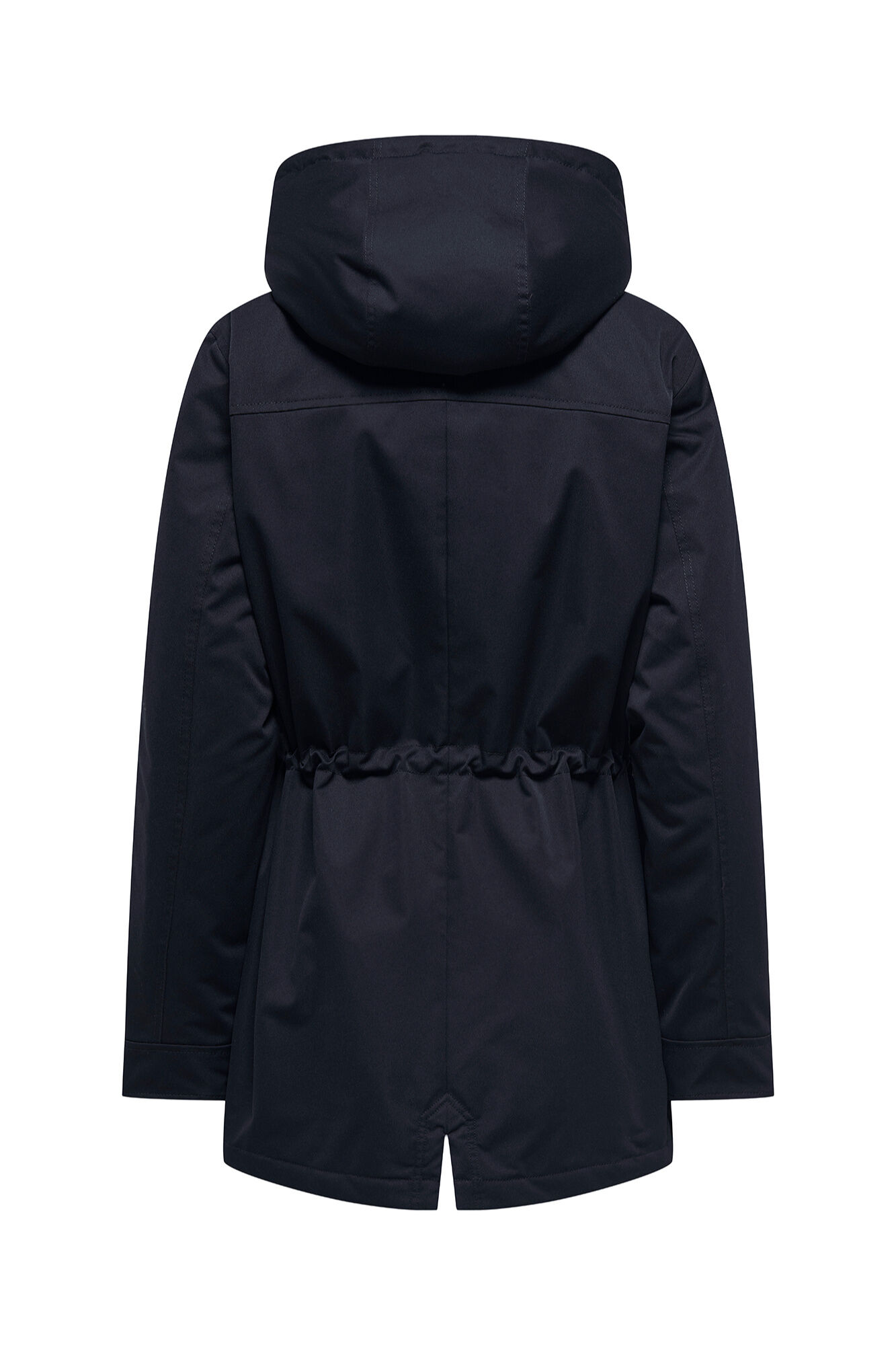 Only Parka con capucha marino