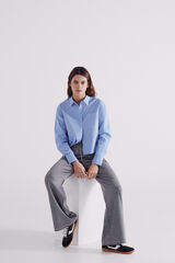 Springfield Pantalón jogger jacquard gris