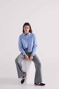 Springfield Pantalón jogger jacquard gris