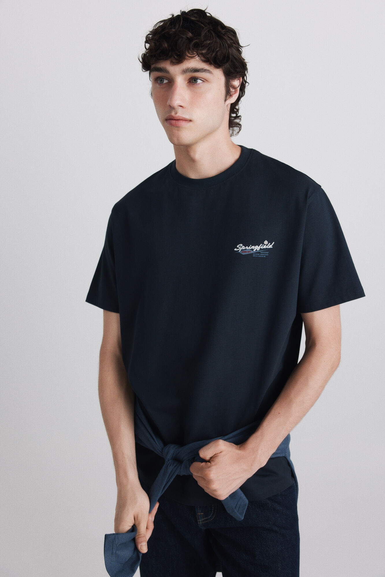 Springfield Playera Springfield Service Dept azul