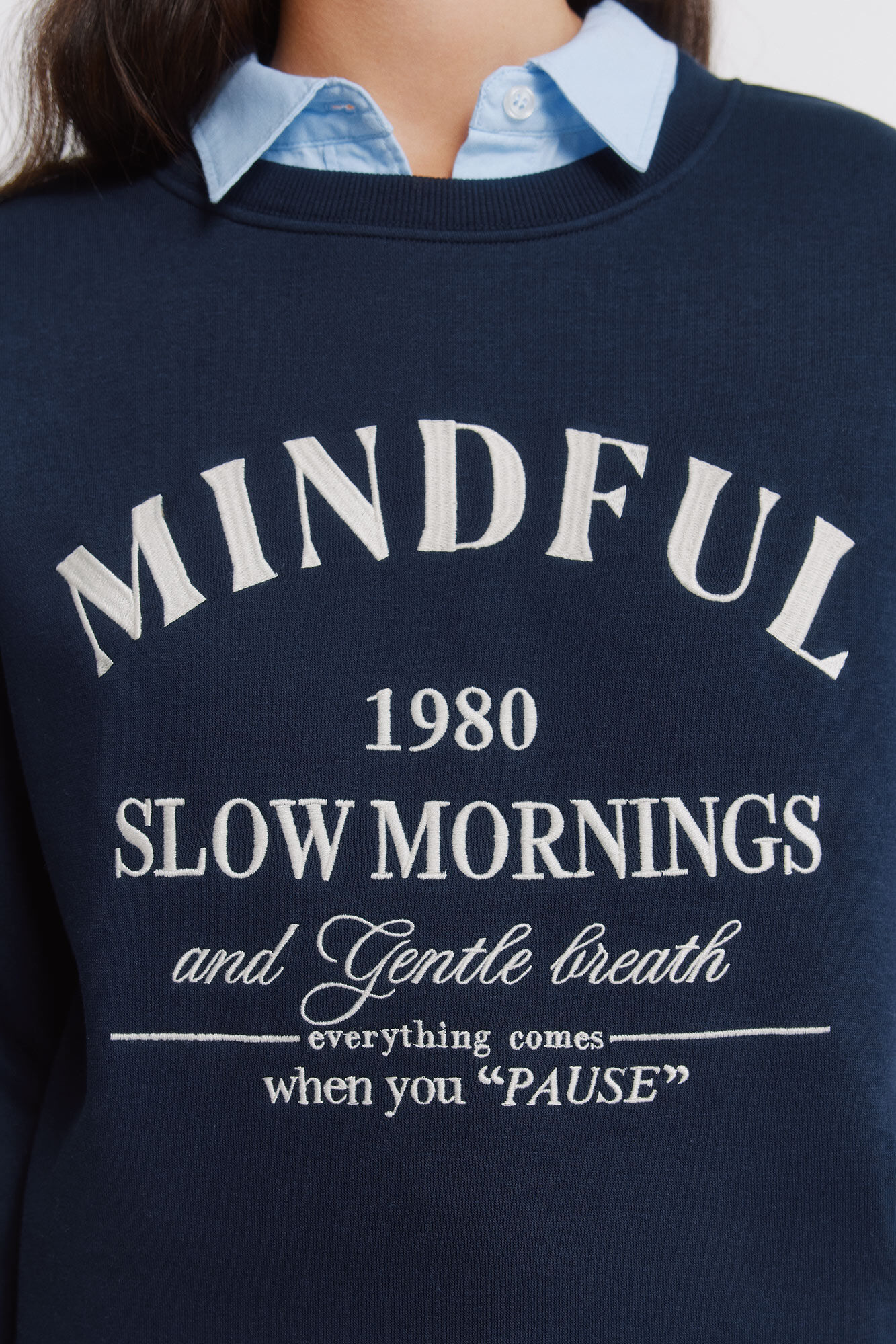 Springfield Sudadera "Mindful" marino