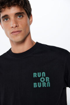 Springfield Playera run or burn negro