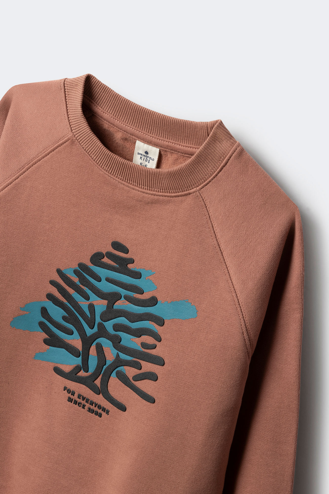 Springfield Kids Sudadera arbol ni&ntilde;o rosa