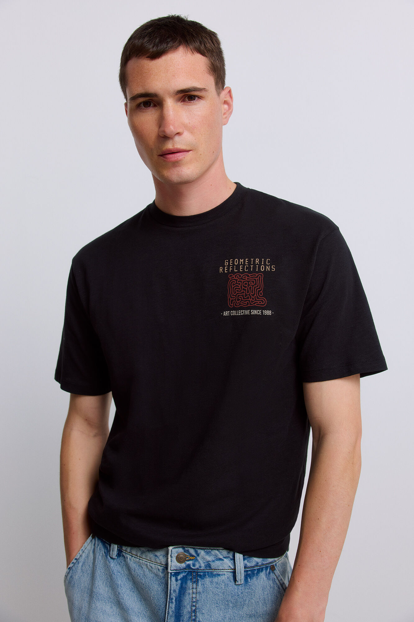 Springfield Playera geom&eacute;trica