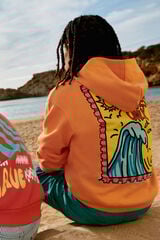 Springfield Sudadera Ola surfera niño estampado