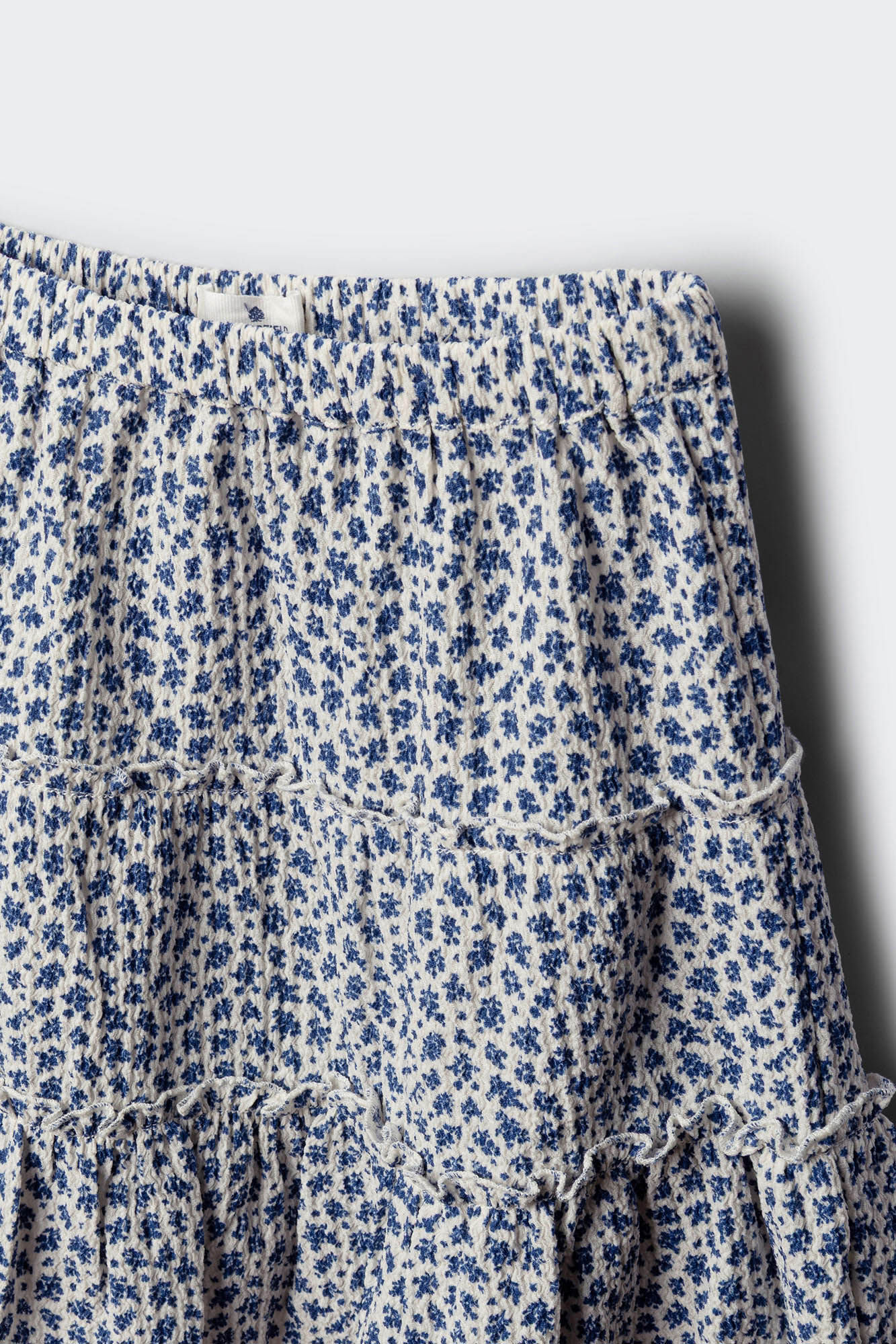 Springfield Kids Falda de flores para ni&ntilde;a azul