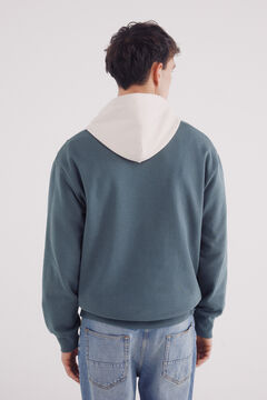 Springfield Sudadera capucha cortes azul