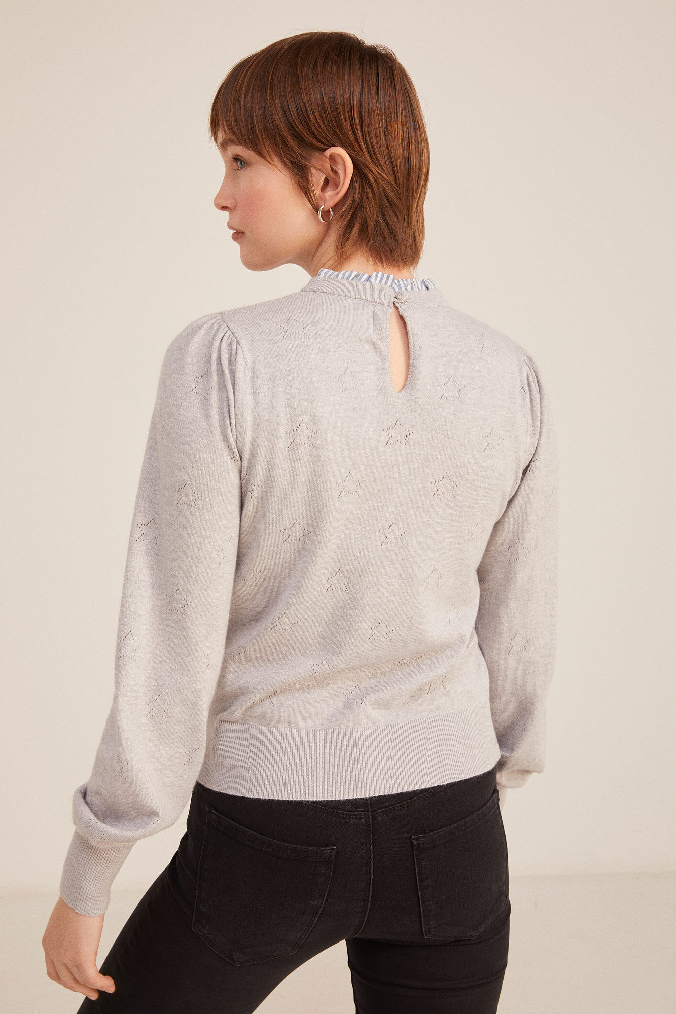 Springfield Su&eacute;ter Estrellas gris