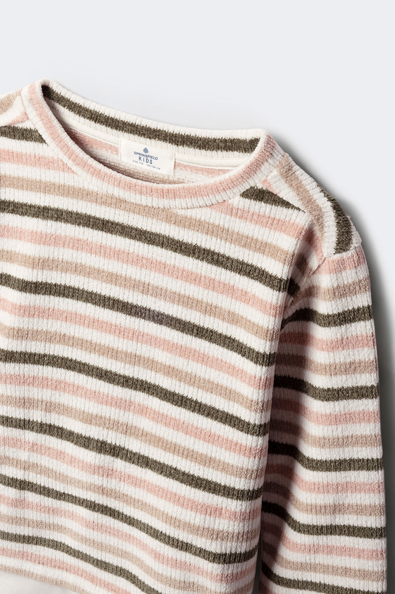 Springfield Kids Sudadera de chenilla para ni&ntilde;as rosa